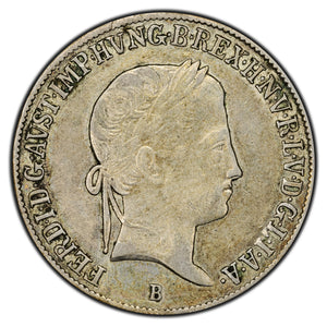 SOLD Hungary 1841-B 20 Krajczar Silver Coin KM #422