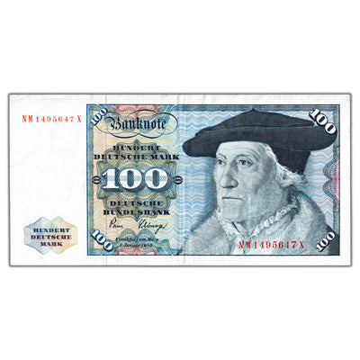 SOLD Germany 1980 100 Mark Note P #34d - VF