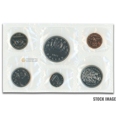 Canada 1983 6-Coin PL Proof-Like Mint Coin Set - Plastic Only