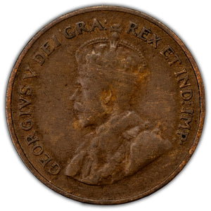 SOLD Canada 1924 1 Small Cent Coin - VG-10