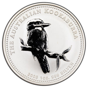 SOLD Australia 2005 $5 1oz .999 Fine Silver Kookaburra - In Capsule