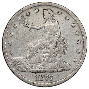 SOLD United States 1877-S $1 One Trade Dollar Silver Coin - Cleaned