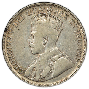 SOLD Canada 1934 50 Cents Half Dollar Silver Coin - VG-10