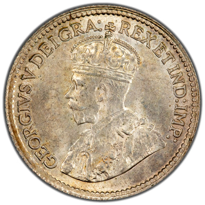 Canada 1920 5 Cents Silver Coin - Choice Uncirculated