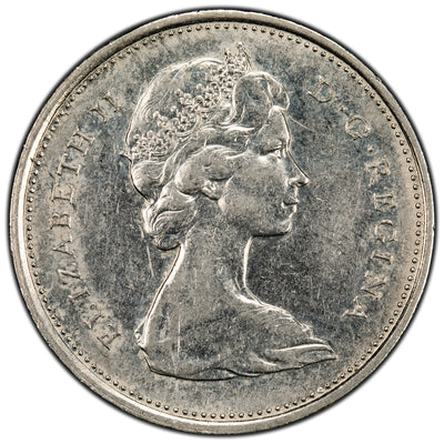 Canada 1973 Large Bust 25 Cents Quarter Coin - EF-45