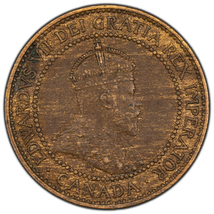 SOLD Canada 1910 1 Large Cent Coin - EF-40