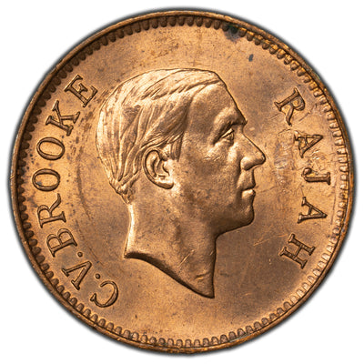 Sarawak 1937-H 1 One Cent Coin KM #18 - UNC