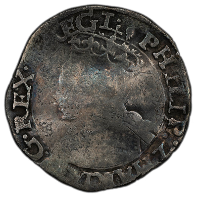 SOLD Great Britain Phillip & Mary 1554-8 Groat Hammered Silver Coin S #2508 - Bent