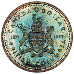 SOLD Canada 1971 $1 Silver Dollar Coin - Toned