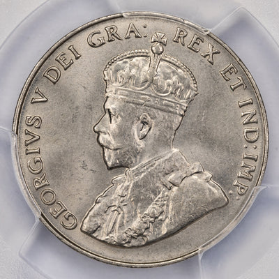 SOLD Canada 1924 5 Cents Nickel Coin - PCGS MS-65