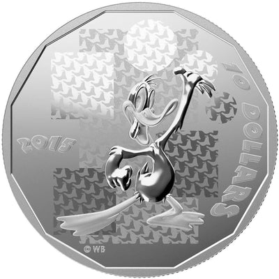 Canada 2015 $10 Looney Tunes Daffy Duck "You're Despicable" .9999 Pure Silver Coin