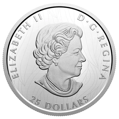 Canada 2020 $25 Extraordinary High Relief Proud Bald Eagle .9999 Fine Silver Coin