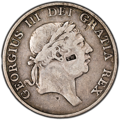 SOLD Great Britain 1812 3 Shillings Bank Token Silver Coin KM #Tn5 - 'TW' Counterstamp