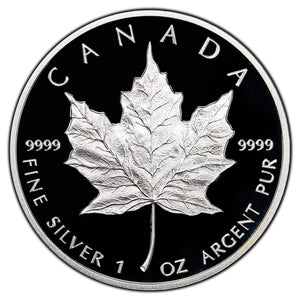 SOLD Canada 1989 $5 1oz .999 Fine Maple Leaf Proof Coin - In Capsule