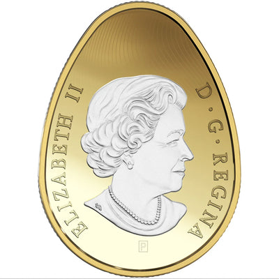 Canada 2018 $20 Golden Spring Pysanka .9999 Fine Silver Coin