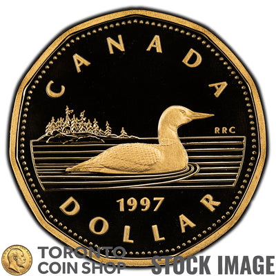Canada 1997 $1 One Dollar Loonie Coin - Proof Strike