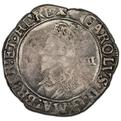 SOLD Great Britain Charles I Shilling Silver Coin Mintmark Tun Group E S.2794