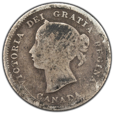 SOLD Canada 1875-H Small Date 5 Cents Silver Coin - Key Date - Filler