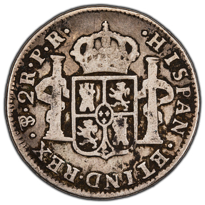 SOLD Bolivia 1776 2 Reales Silver Coin KM #53