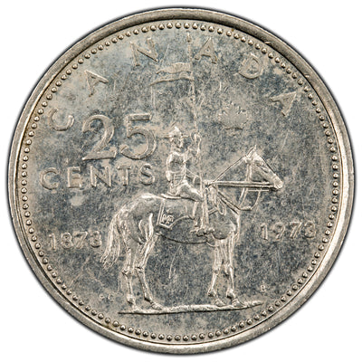 Canada 1973 Large Bust 25 Cents Quarter Coin - EF-45