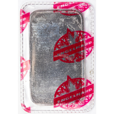 SOLD Engelhard Maple Leaf 1oz .999 Fine Silver Bar - Sealed With Red Logo Design