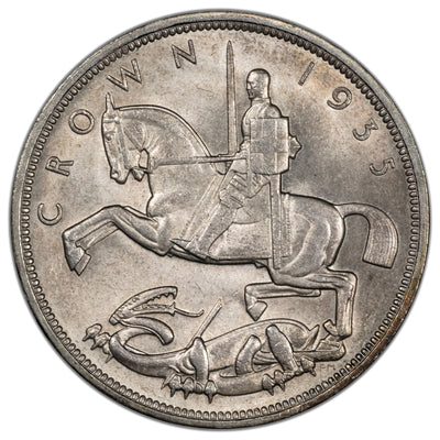 SOLD Great Britain 1935 Crown Silver Coin