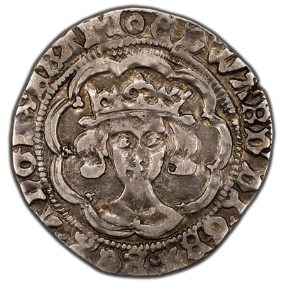 SOLD Great Britain Edward IV 1471-7 Second Reign mm. Annulet Groat Hammered Silver Coin S #2096