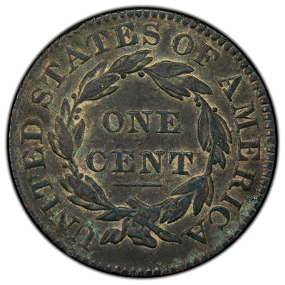 United States 1832 Large Letters 1c Matron Head Large Cent Coin