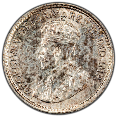 Newfoundland 1929 5 Cents Silver Coin - Uncirculated