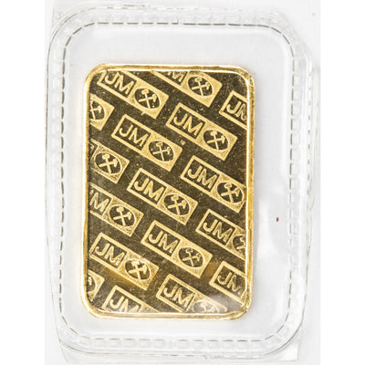 SOLD Johnson Matthey 2.5 Gram .9999 Gold Bar - Sealed Scarcer Weight