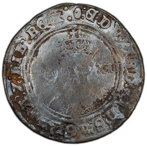 SOLD Great Britain 1551-53 3rd Period Edward VI Shilling Hammered Silver Coin mm. Tun S-2482