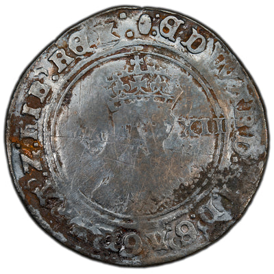 SOLD Great Britain 1551-53 3rd Period Edward VI Shilling Hammered Silver Coin mm. Tun S-2482