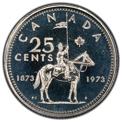 Canada 1973 Large Bust 25 Cents Quarter Coin - Specimen