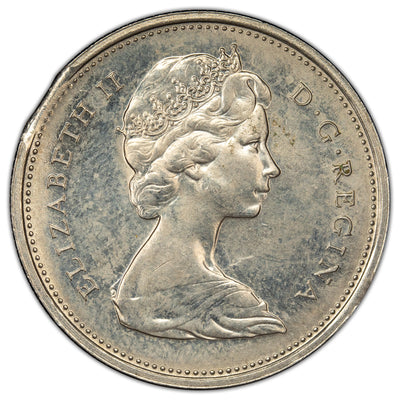 Canada 1969 25 Cents Quarter Coin - Clipped Planchet