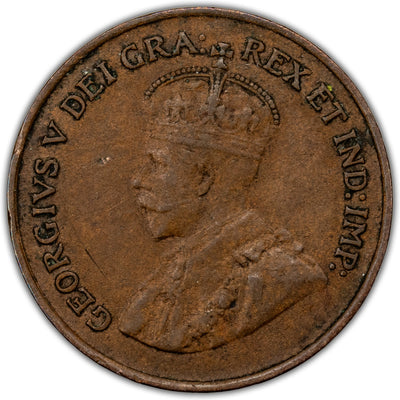 Canada 1926 1 Small Cent Coin - Very Fine