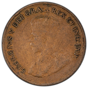 SOLD Canada 1925 1 One Small Cent Coin - Fine