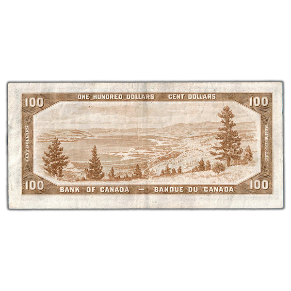 SOLD $100 1954 Bank of Canada Note Devil Face Coyne-Towers BC-35a - VF ...
