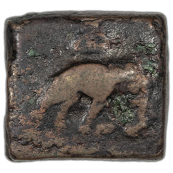 India 185-164 BC Taxila Province AE 1/2 Karshapana Coin Mitchiner #4401