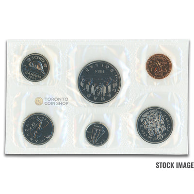 Canada 1984 6-Coin PL Proof-Like Mint Coin Set - Plastic Only