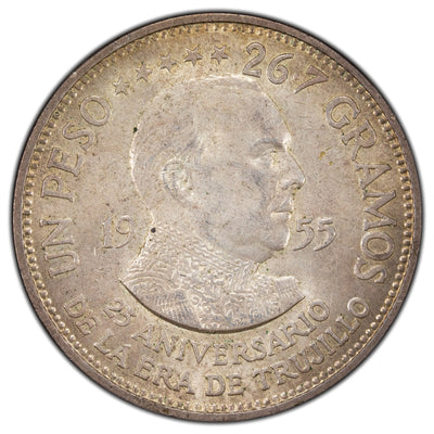 SOLD Dominican Republic 1955 Peso Silver Coin