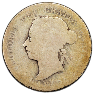 SOLD Canada 1893 25 Cents Quarter Silver Coin - Key Date - Filler
