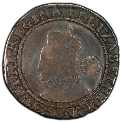 SOLD Great Britain 1580 Elizabeth I 6d Sixpence Hammered Silver Coin S-2572