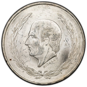 SOLD Mexico 1953 5 Pesos Silver Coin - UNC