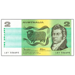 SOLD Australia ND (1974-85) $2 Two Dollars Note P #43e - Choice UNC