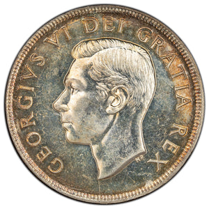 SOLD Canada 1951 Waterlines $1 Silver Dollar Coin - Uncirculated