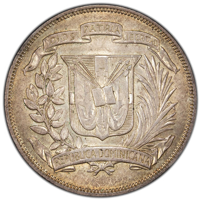 SOLD Dominican Republic 1955 Peso Silver Coin