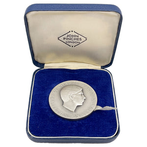 SOLD Great Britain 1969 The Investiture of Prince Charles Medal 45mm By John Pinches