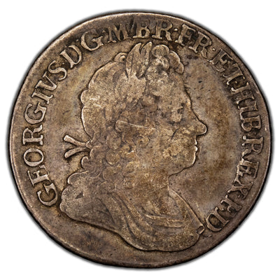 Great Britain 1723 SSC Shilling Silver Coin