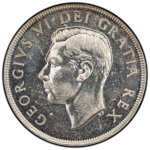 SOLD Canada 1950 SWL $1 Silver Dollar Coin - Uncirculated +