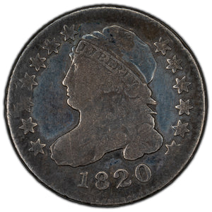 SOLD United States 1820 Large 0 10 Cents Capped Bust Dime Silver Coin